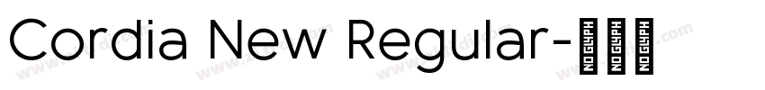 Cordia New Regular字体转换